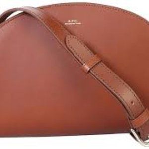 A.P.C. demi-lune brown bag